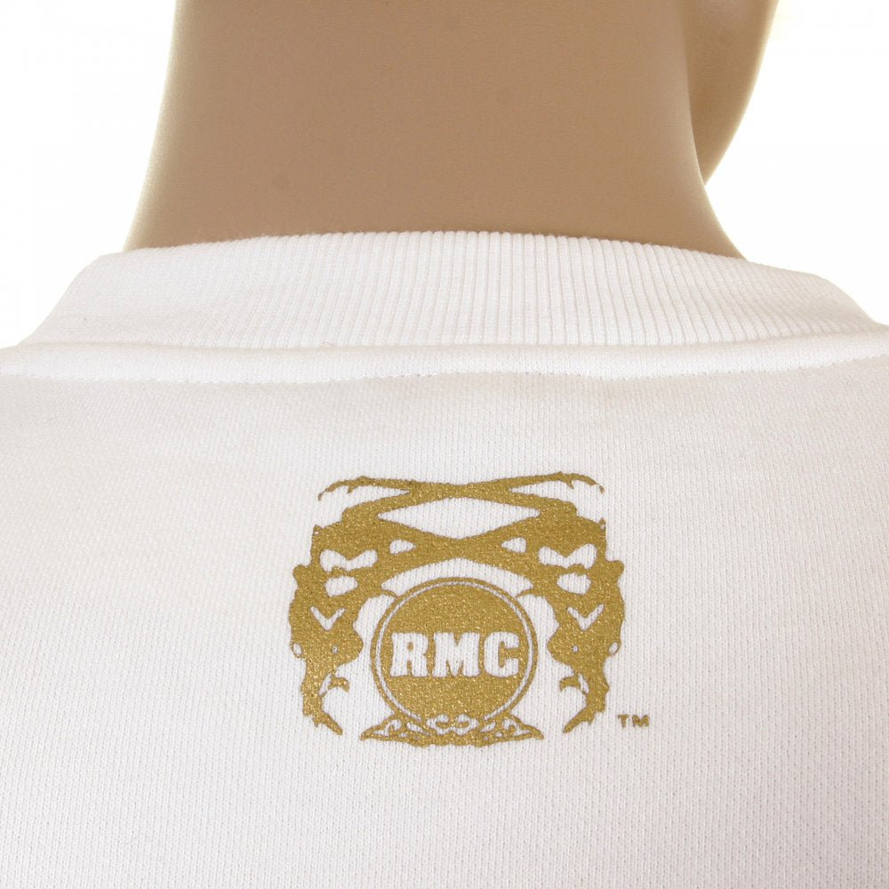 Mens off White Crew Neck Large Fitting Sweat Shirt
