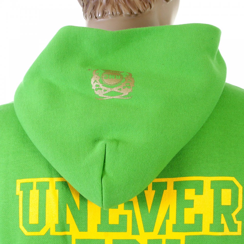 Mens Lime Green Overhead Large Fitting Sweat Shirt
