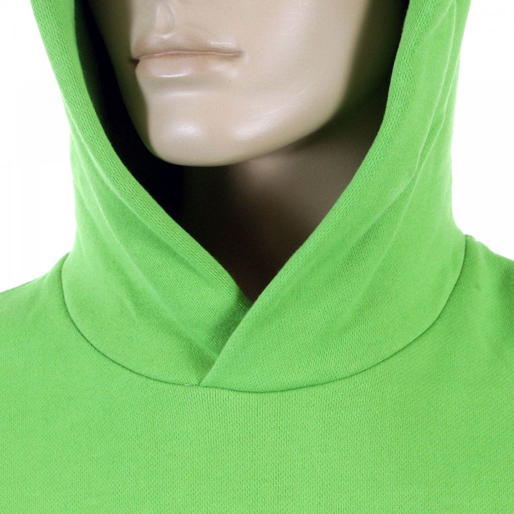 Mens Lime Green Overhead Large Fitting Sweat Shirt