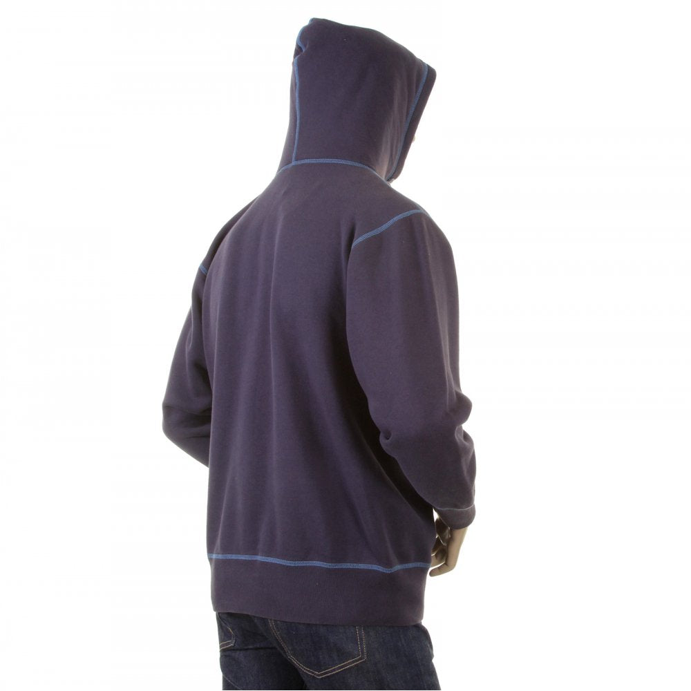 Navy Blue Pull Over Large Fitting Sweat Shirt