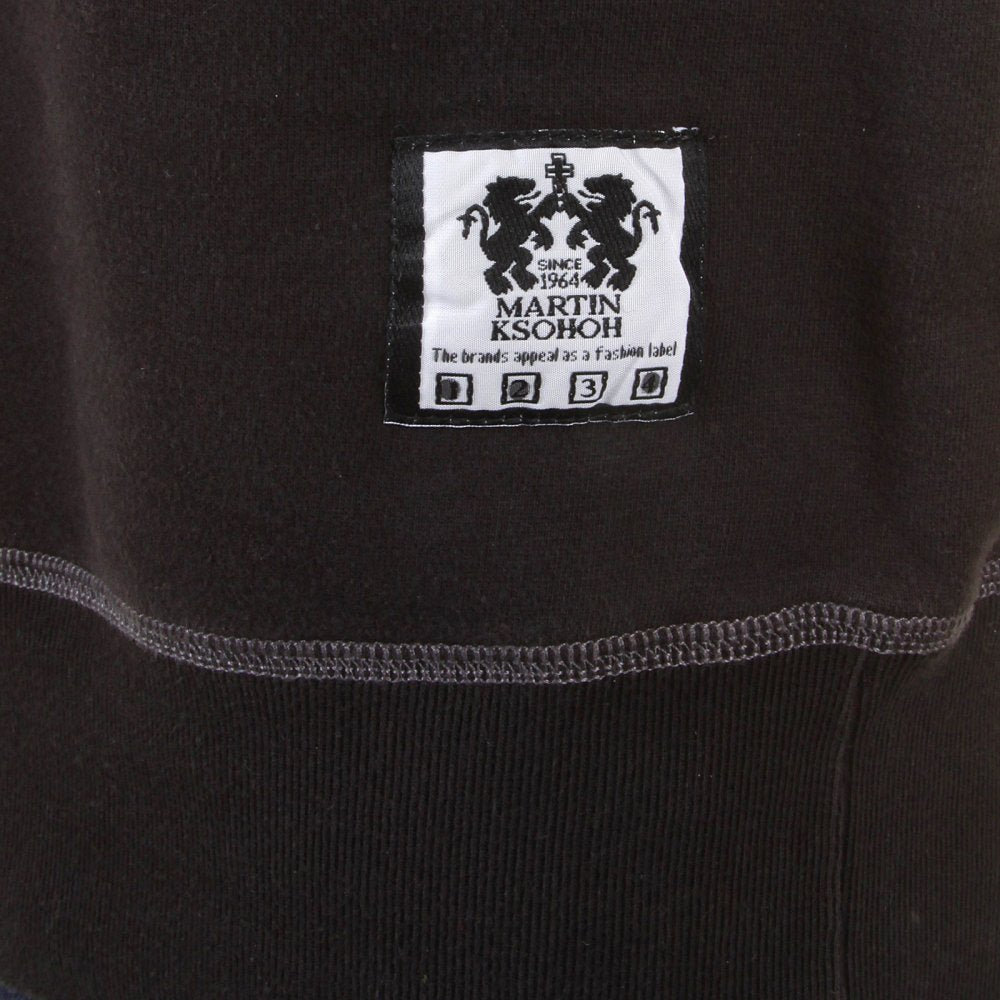 Black Crew Neck Large Fitting Sweatshirt