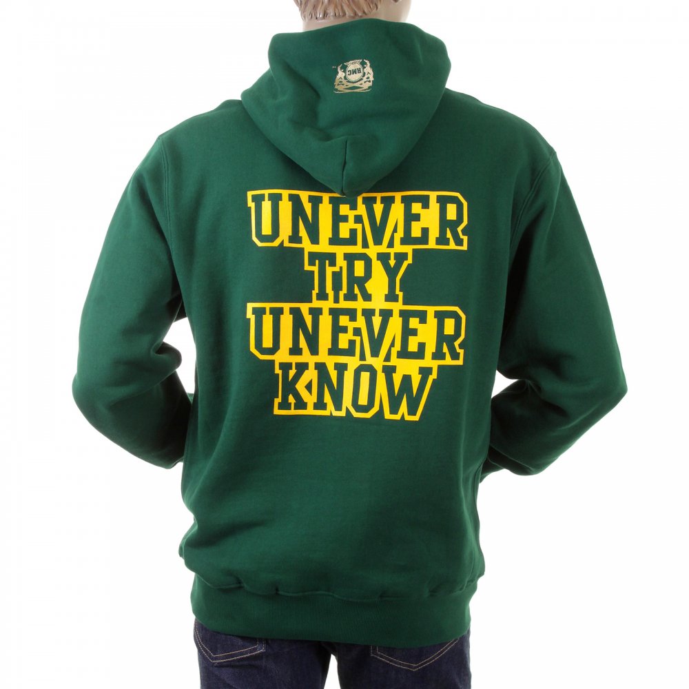 Mens Bottle Green Overhead Large Fitting Sweatshirt
