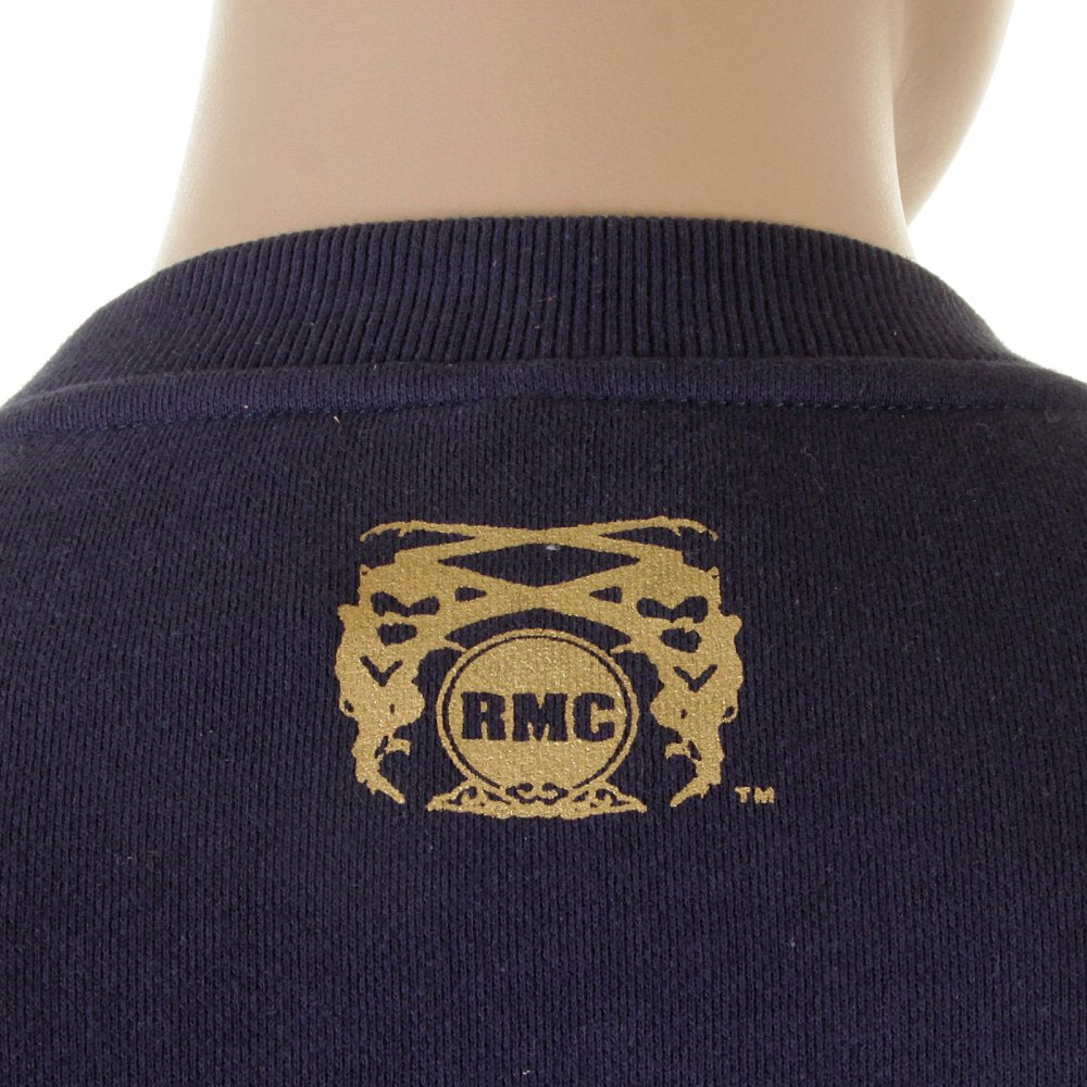 Mens Navy Large Fitting Sweat Shirt