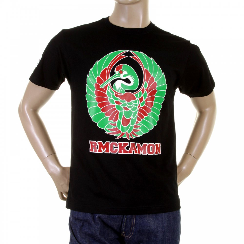 Black Crew Neck Short Sleeve Regular Fit T-Shirt for Men
