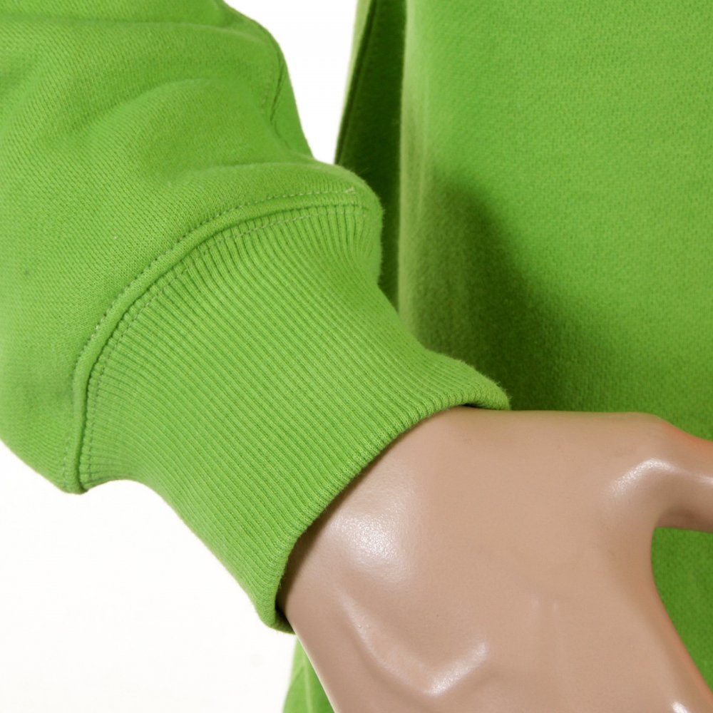 Mens Lime Crew Neck Large Fitting Sweat Shirt