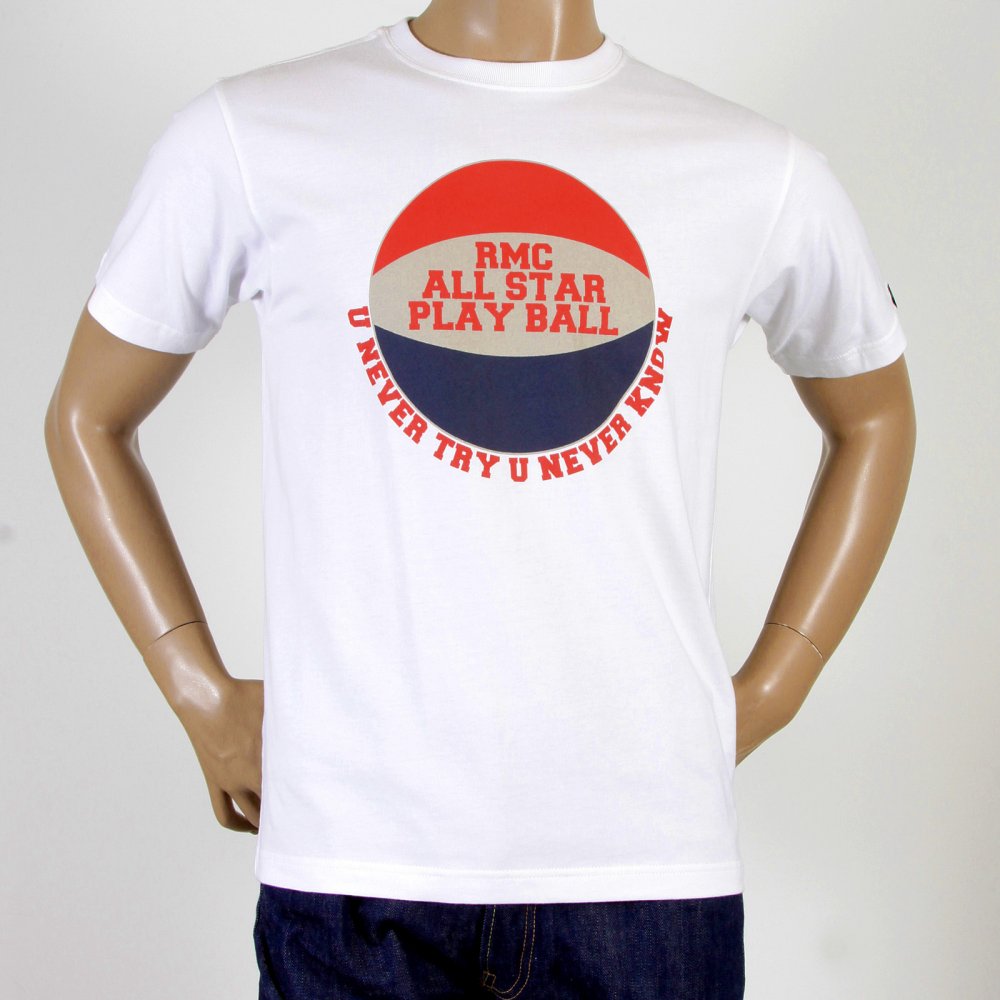 Mens Crew Neck Regular Fit Short Sleeve T-Shirt in White