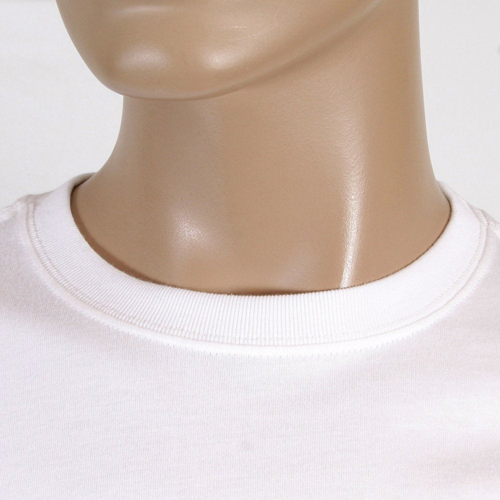 White Crew Neck Regular Fit Mens Short Sleeve T-shirt