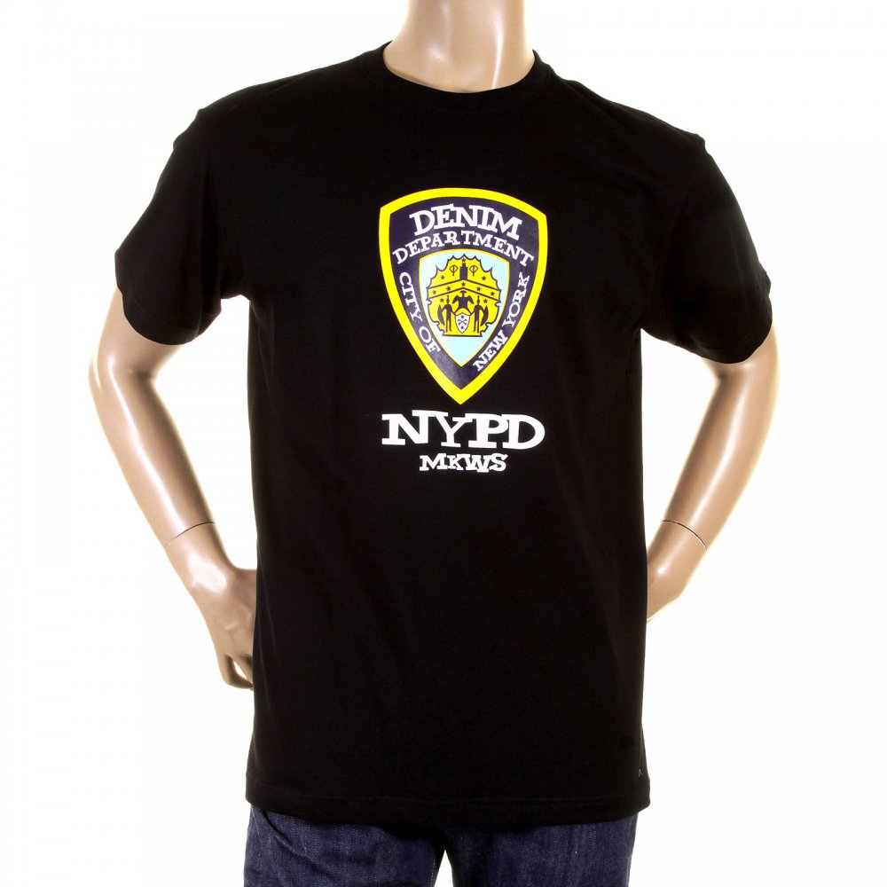 Mens Black Crew Neck Short Sleeve Regular Fit T-Shirt