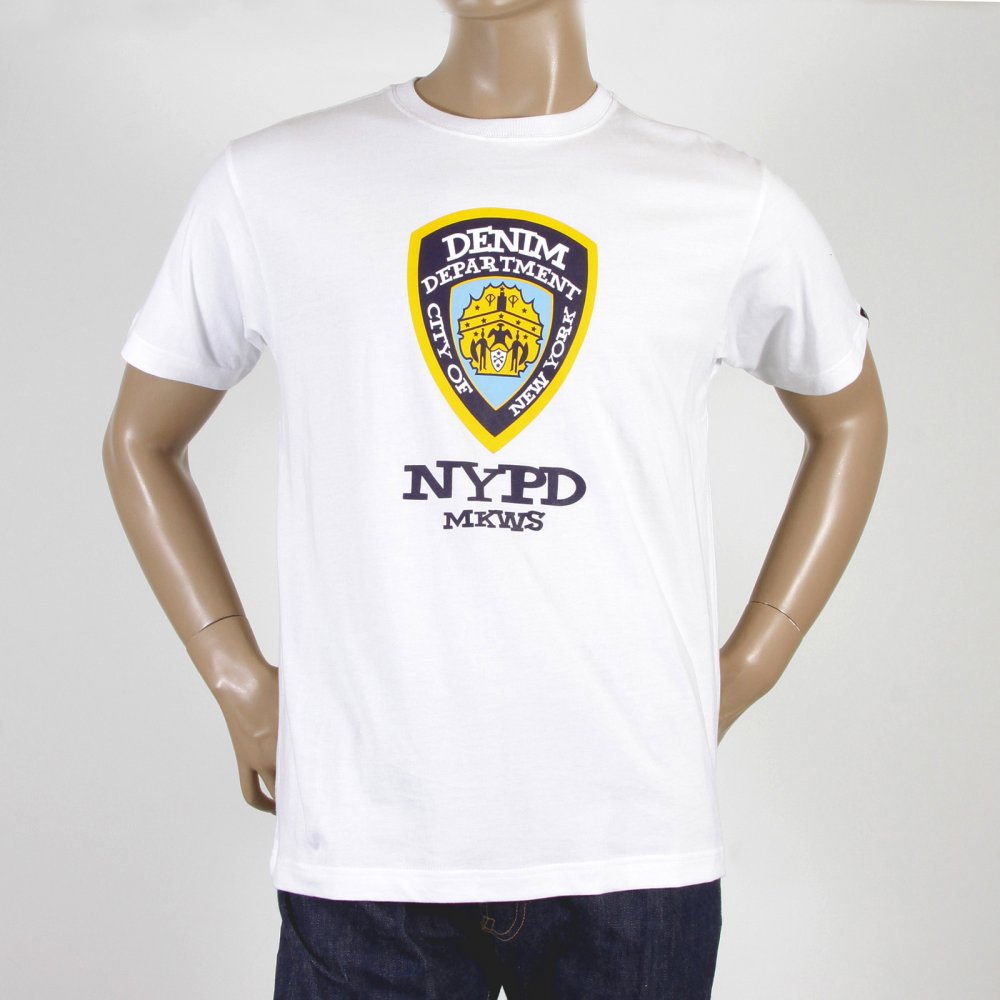White Crew Neck Short Sleeve Regular Fit T-shirt for Men
