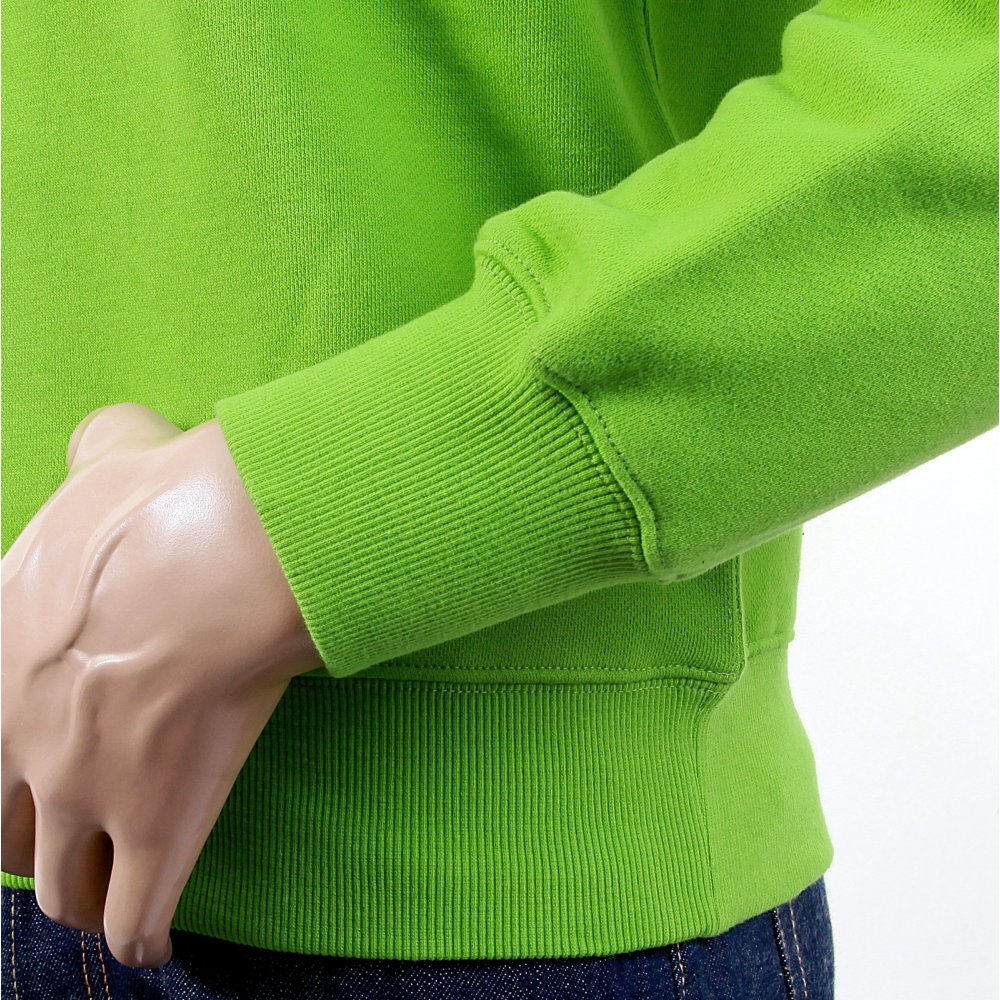 Mens Lime Green Crew Neck Large Fitting Sweat Shirt