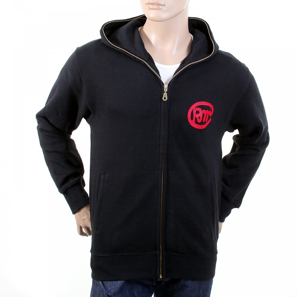 Mens Marl Grey Large Fitting Zipped Front Hooded Sweatshirt