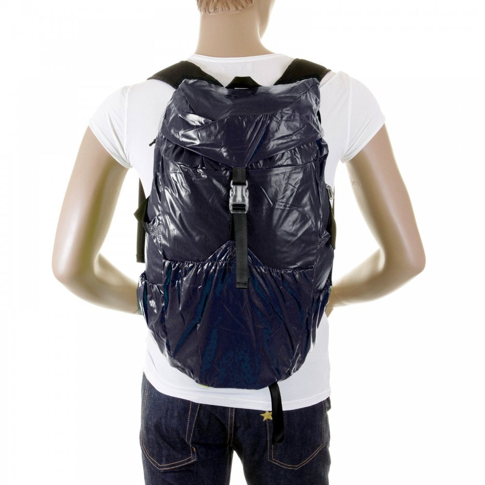 Unisex Navy Lightweight Nylon Backpack