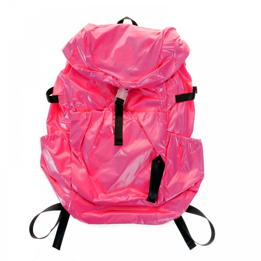 Unisex Pink Lightweight Nylon Backpack