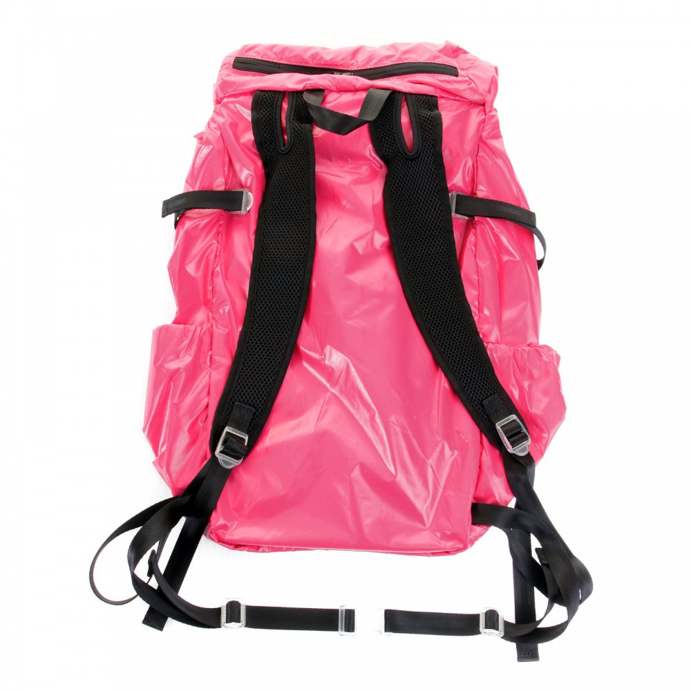 Unisex Pink Lightweight Nylon Backpack