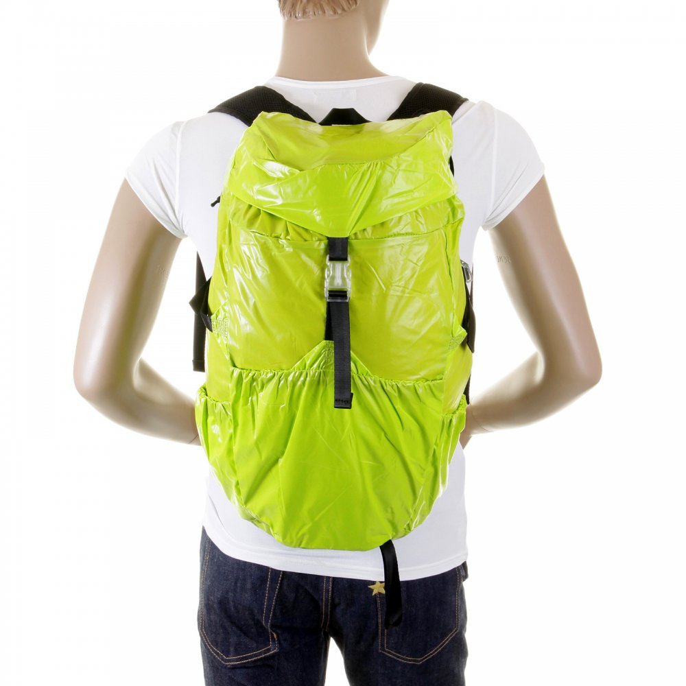 Unisex Lime Lightweight Nylon Backpack