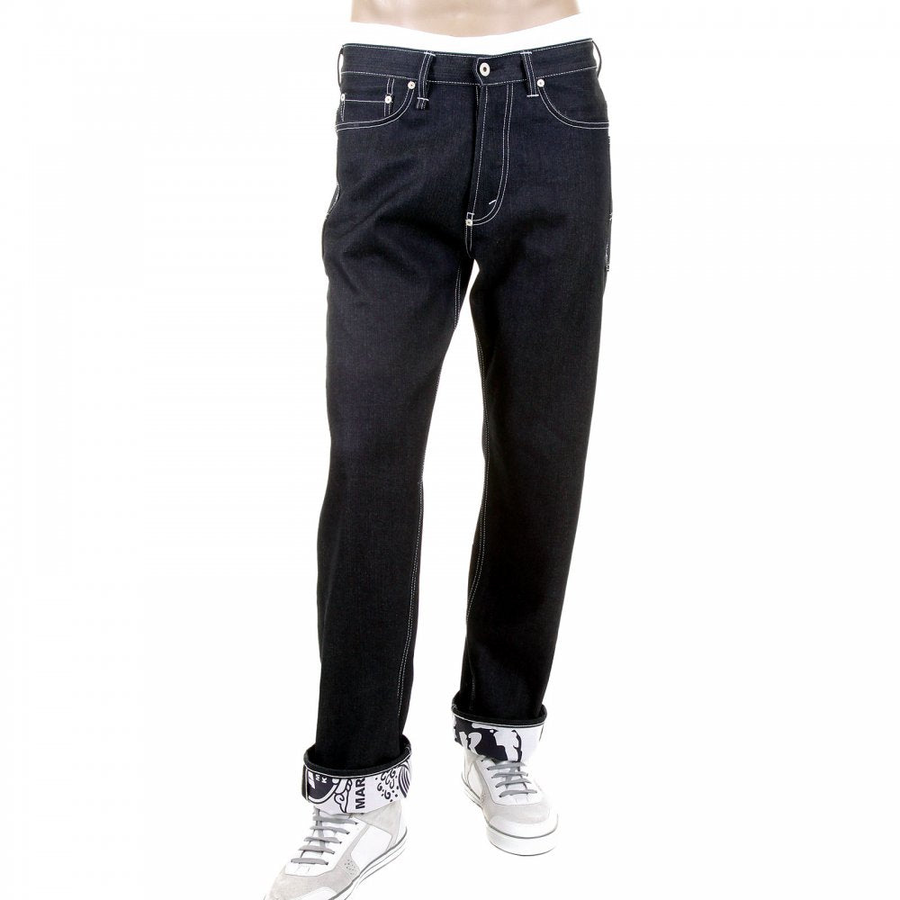 Super Exclusive Black Sugar Unwashed Selvedge Denim Jean