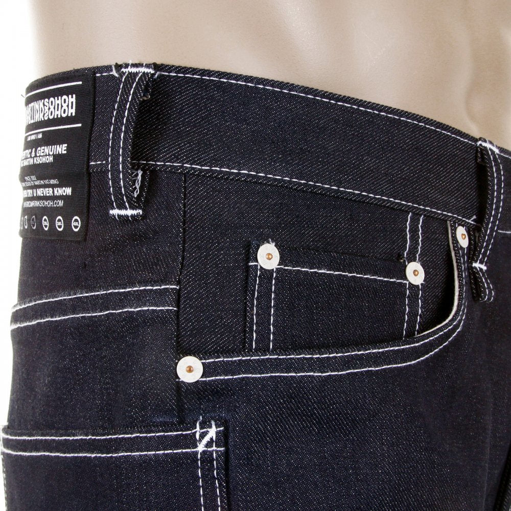 Super Exclusive Black Sugar Unwashed Selvedge Denim Jean
