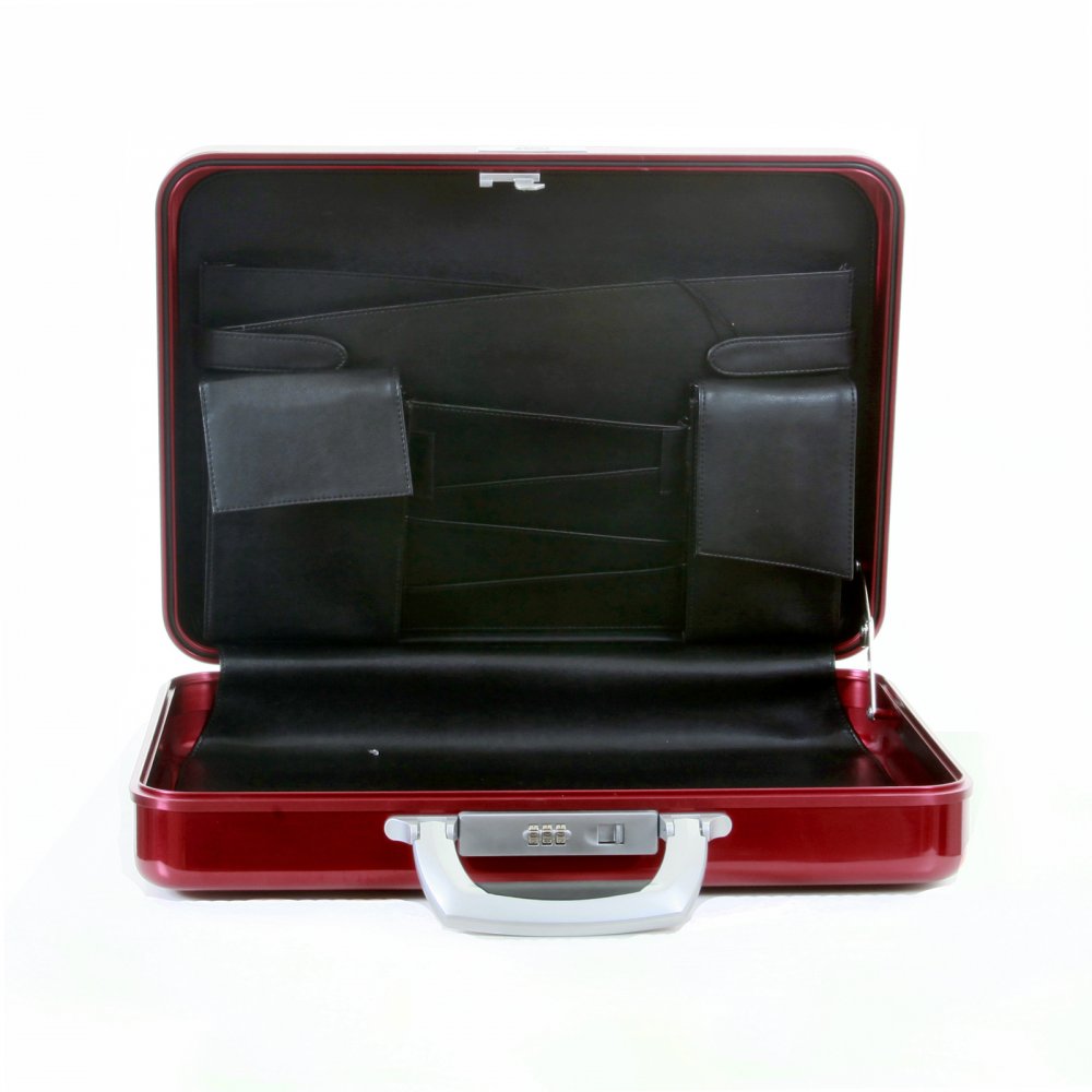 X Zero Halliburton Limited Edition Deep Red Aluminium Briefcase