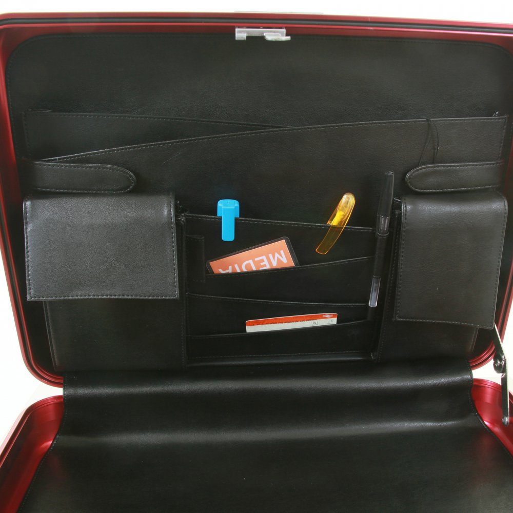 X Zero Halliburton Limited Edition Deep Red Aluminium Briefcase
