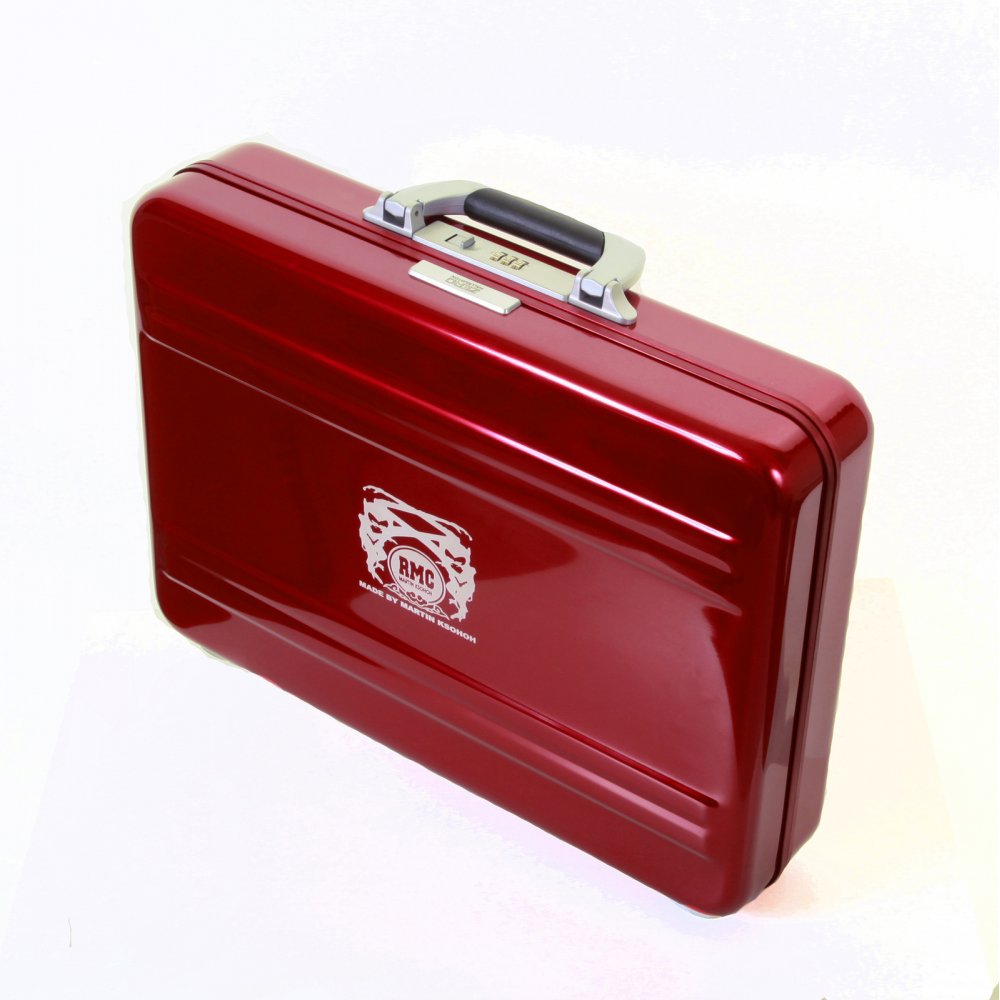 X Zero Halliburton Limited Edition Deep Red Aluminium Briefcase