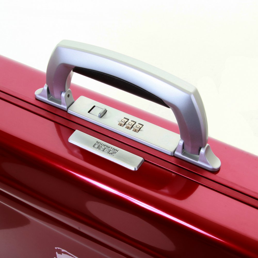 X Zero Halliburton Limited Edition Deep Red Aluminium Briefcase