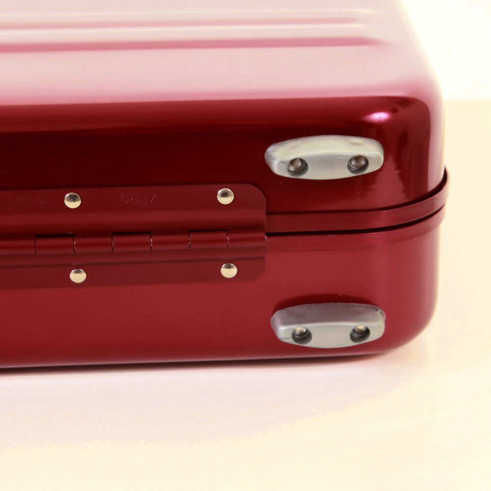 X Zero Halliburton Limited Edition Deep Red Aluminium Briefcase