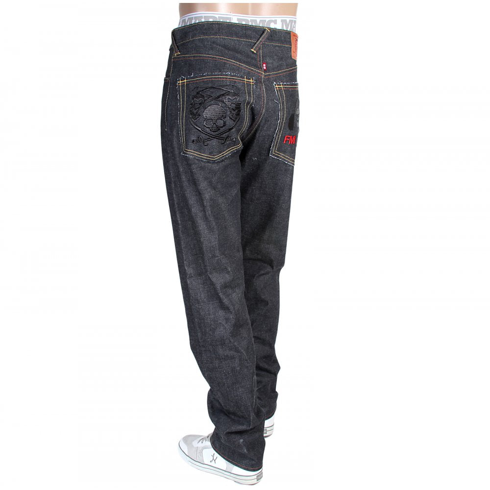 Super Exclusive Design Selvedge Raw Indigo Monsterider FMUnion Denim Jeans