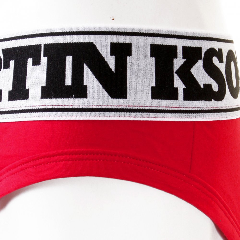 Mens Red Stretch Cotton Briefs in a Presentation Box