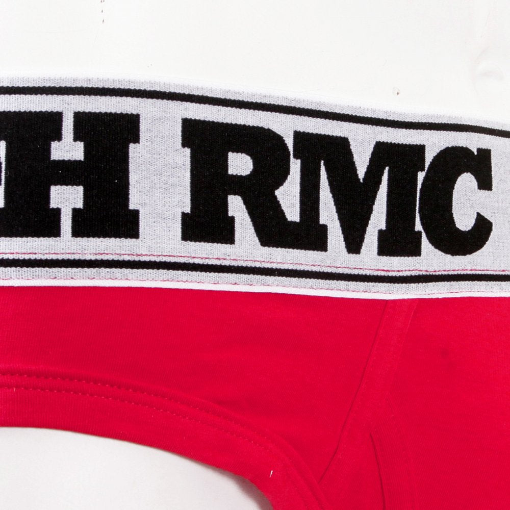 Mens Red Stretch Cotton Briefs in a Presentation Box