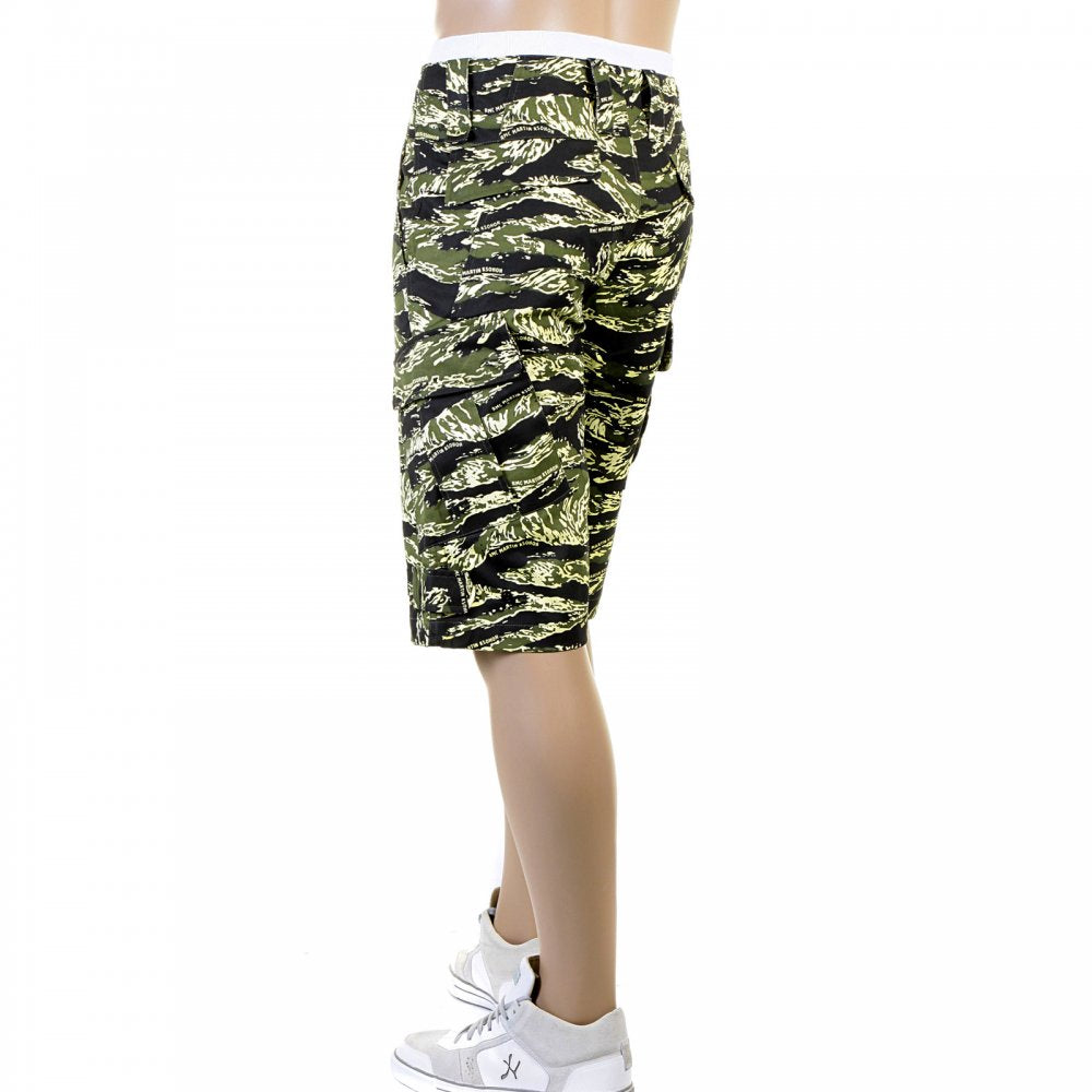 Genuine Mens Super Exclusive Design Green Camo Pattern Shorts