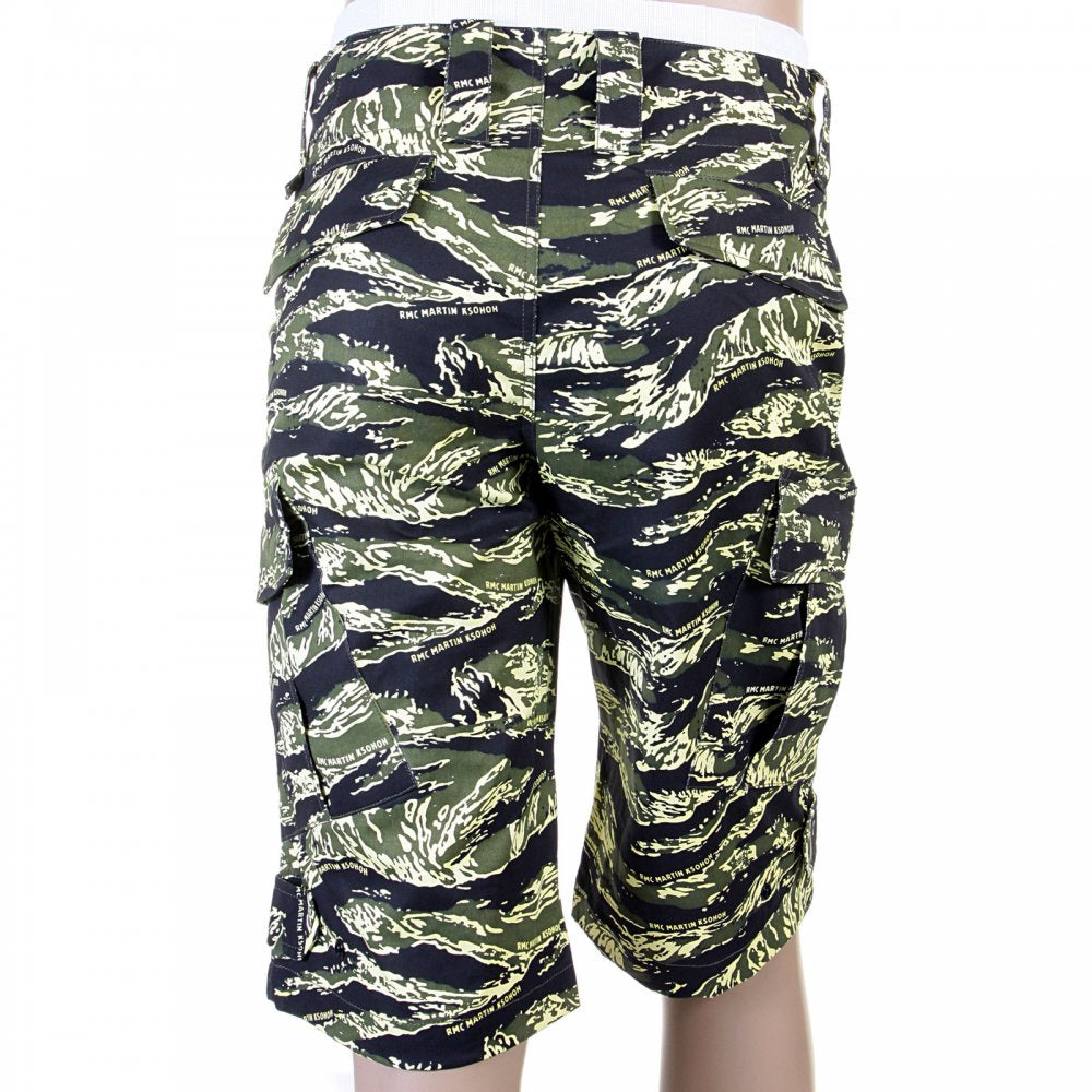 Genuine Mens Super Exclusive Design Green Camo Pattern Shorts