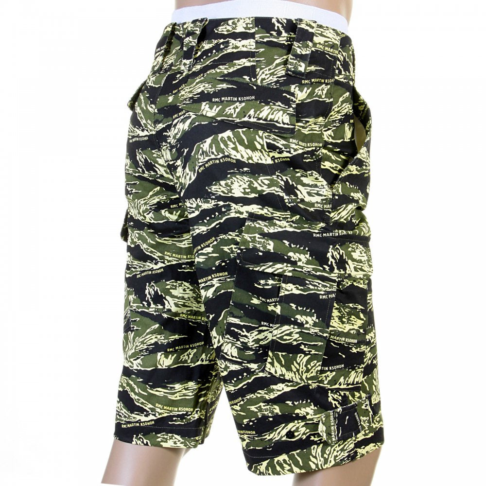 Genuine Mens Super Exclusive Design Green Camo Pattern Shorts