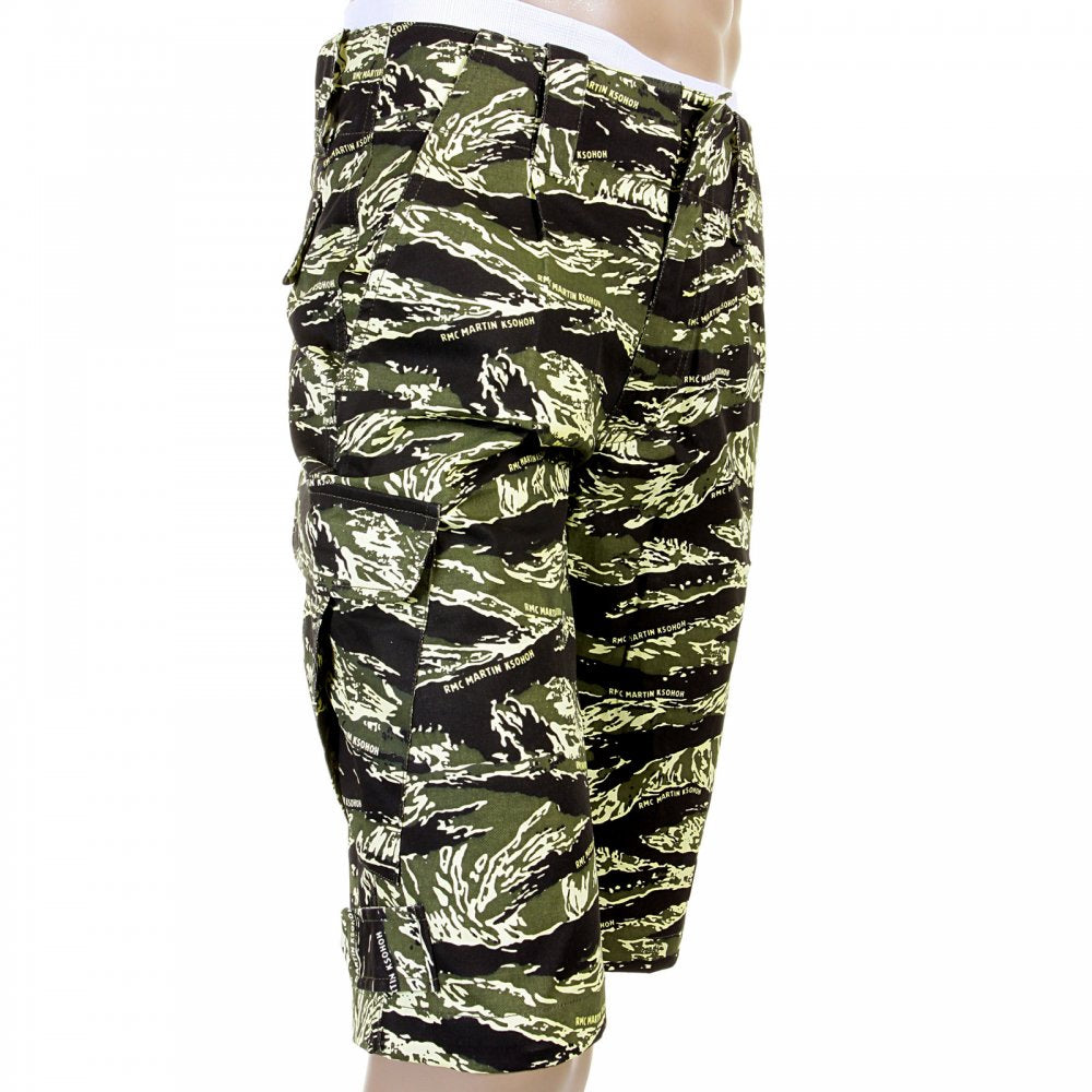 Genuine Mens Super Exclusive Design Green Camo Pattern Shorts