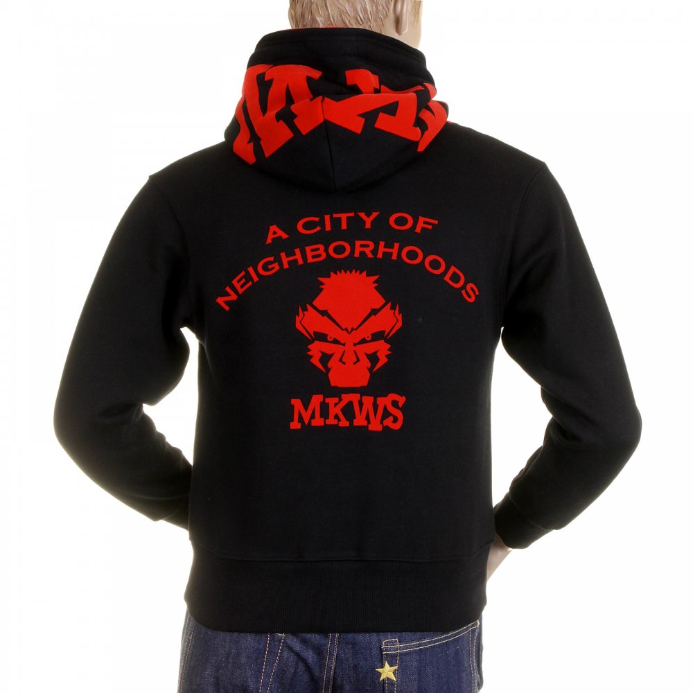 Black Empire Hooded Zipped Regular Fit Sweatshirt
