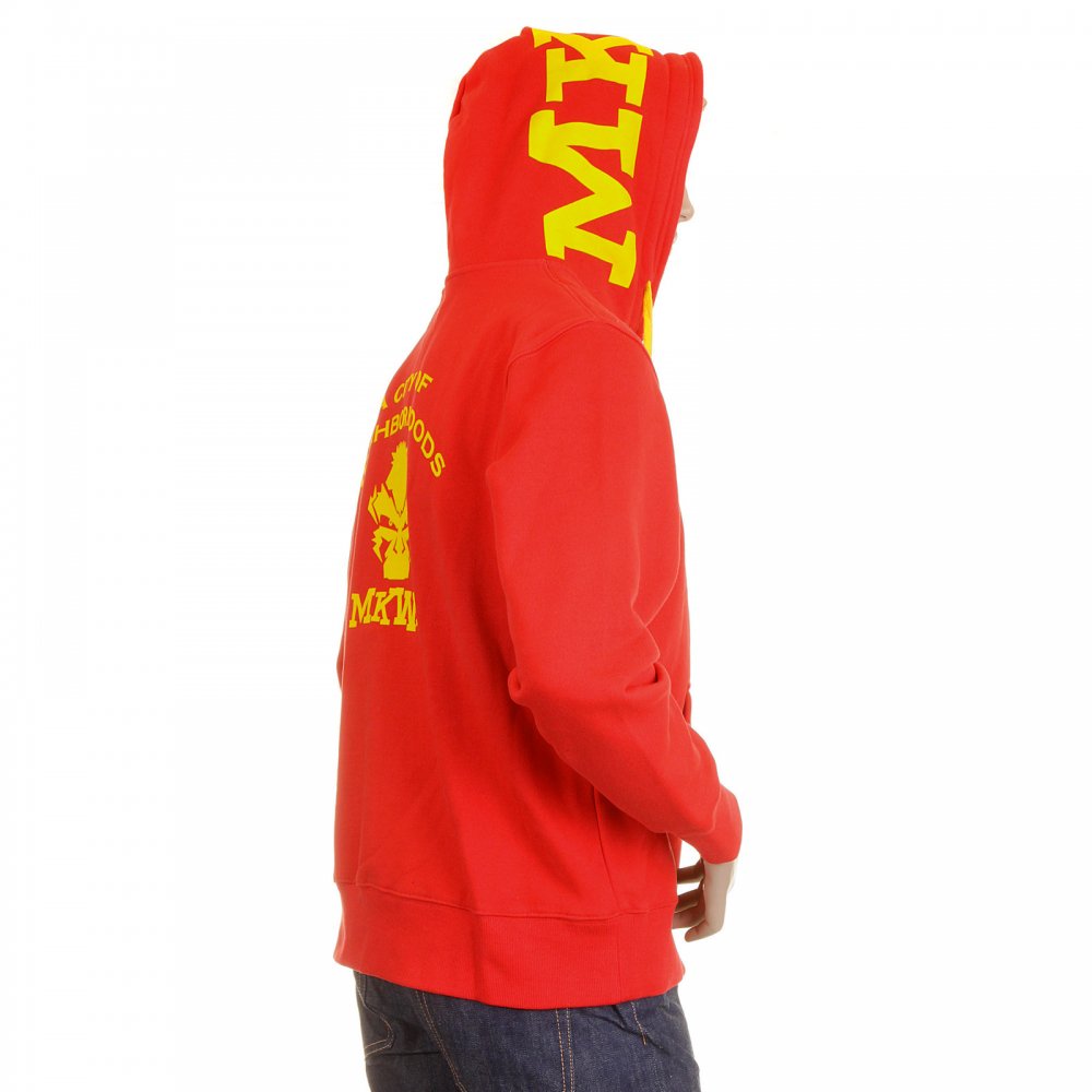 Red Empire Hooded Zipped Regular Fit Sweatshirt