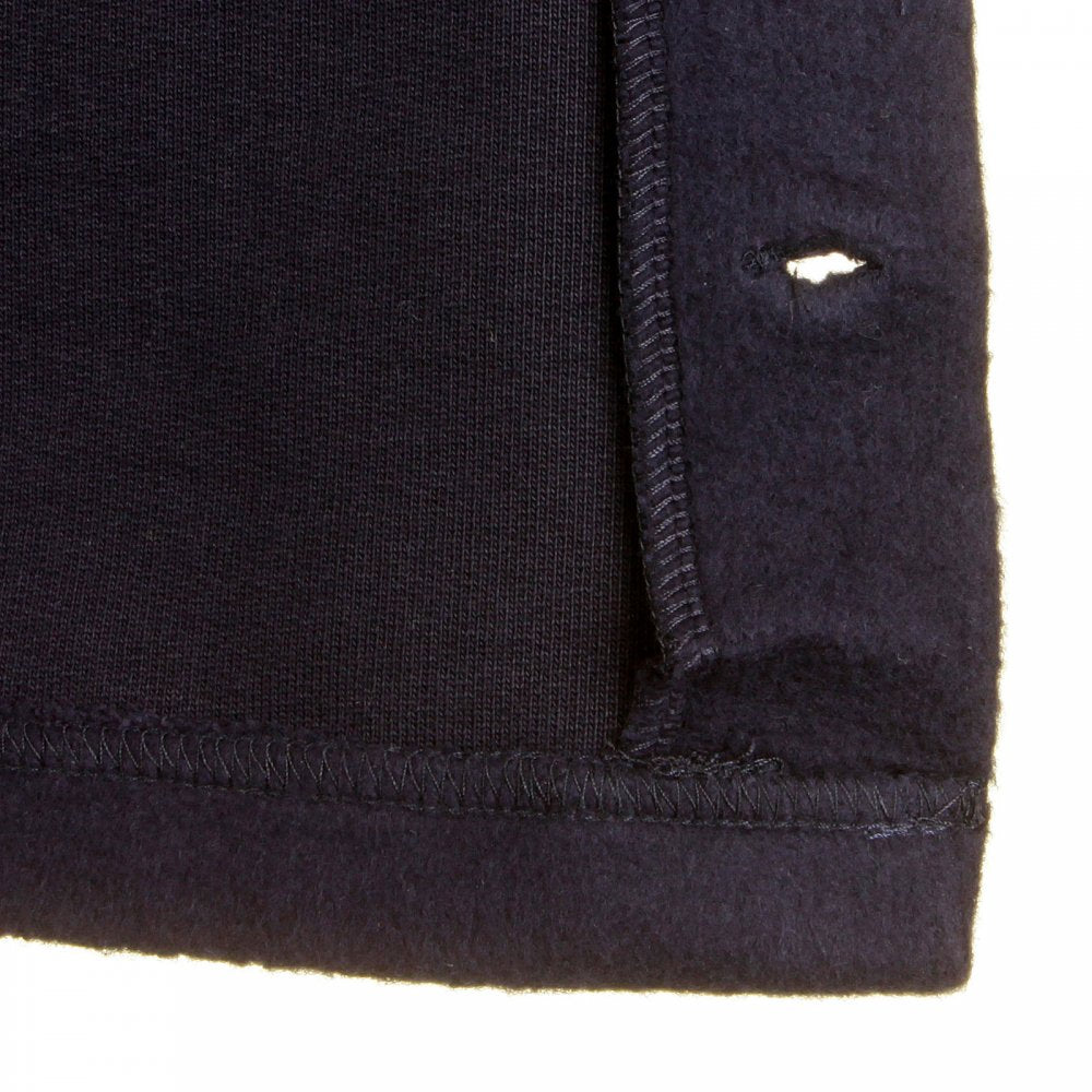 Mens Navy Plush Fleece Sleeveless Regular Fit Jacket Gilet