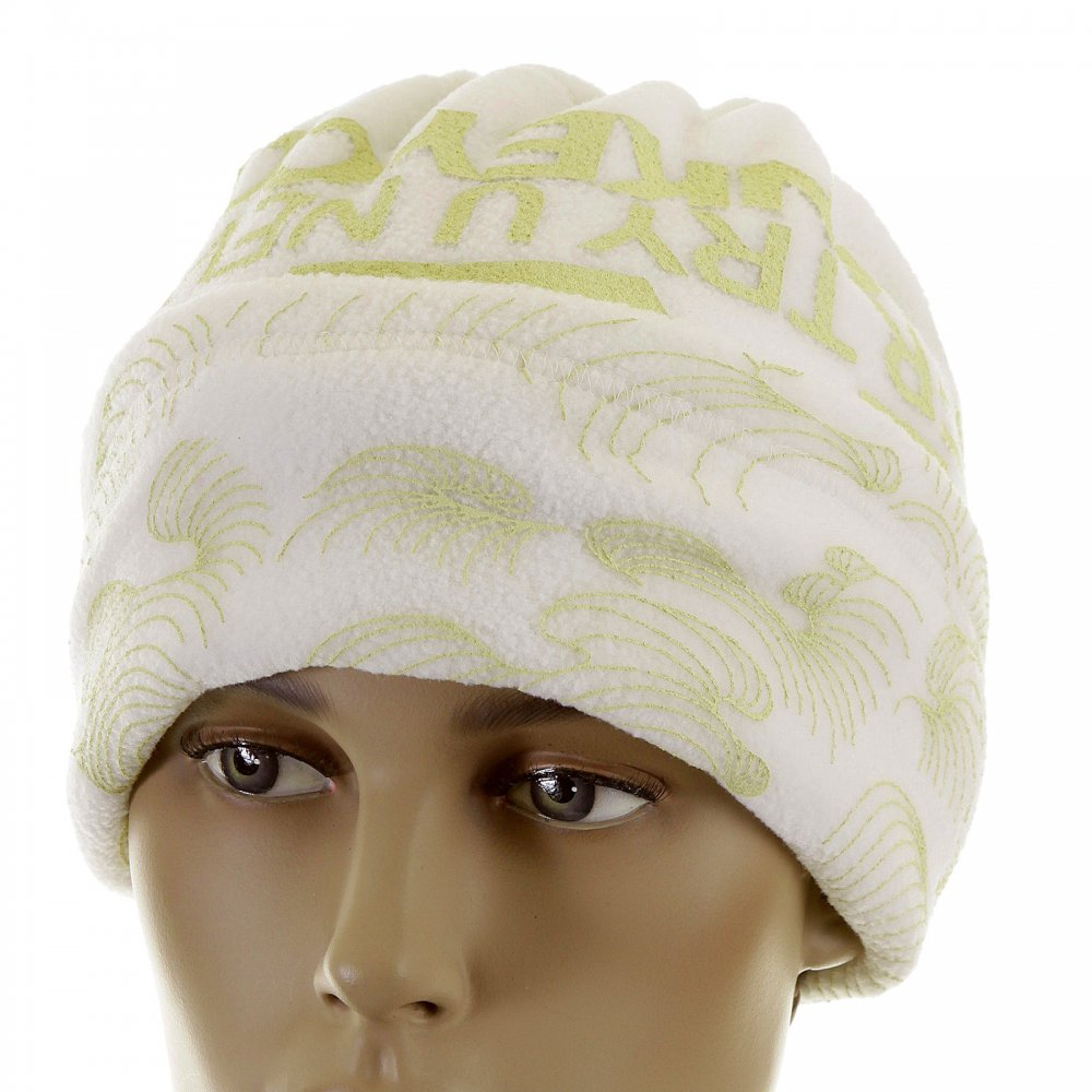 Mens Off White Fleece Neck Warmer Snood