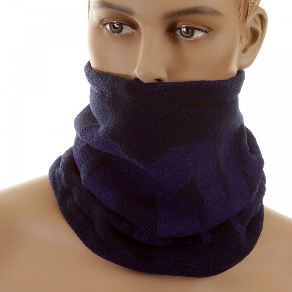 Navy Fleece Neck Warmer Snood