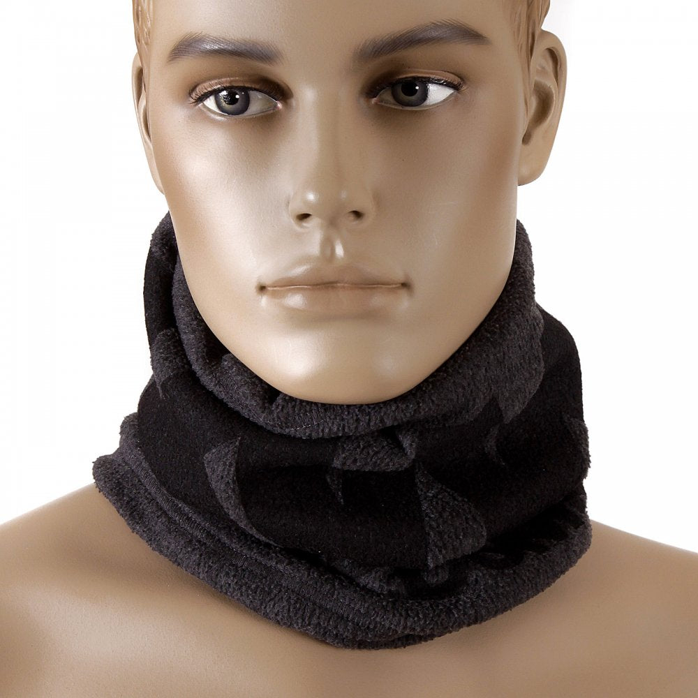 Charcoal Grey Fleece Neck Warmer Snood