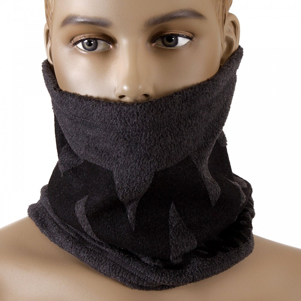 Charcoal Grey Fleece Neck Warmer Snood