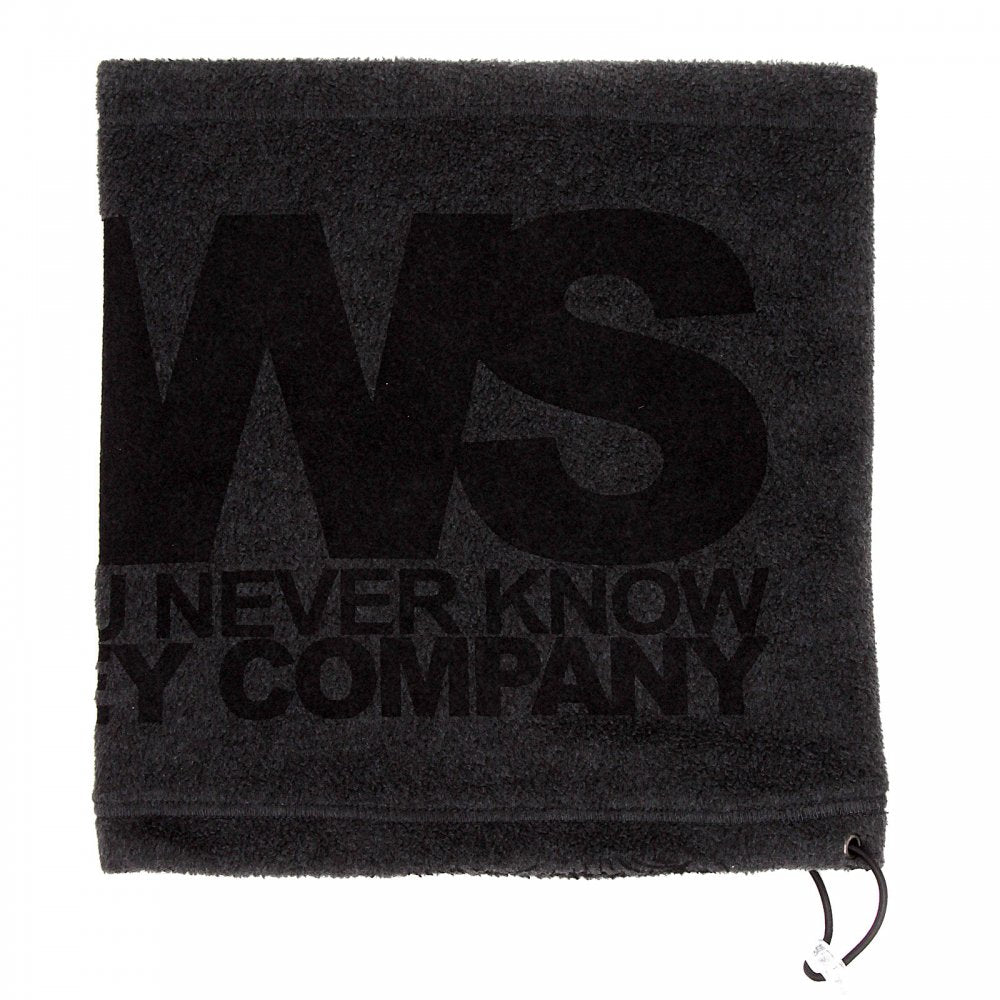 Charcoal Grey Fleece Neck Warmer Snood