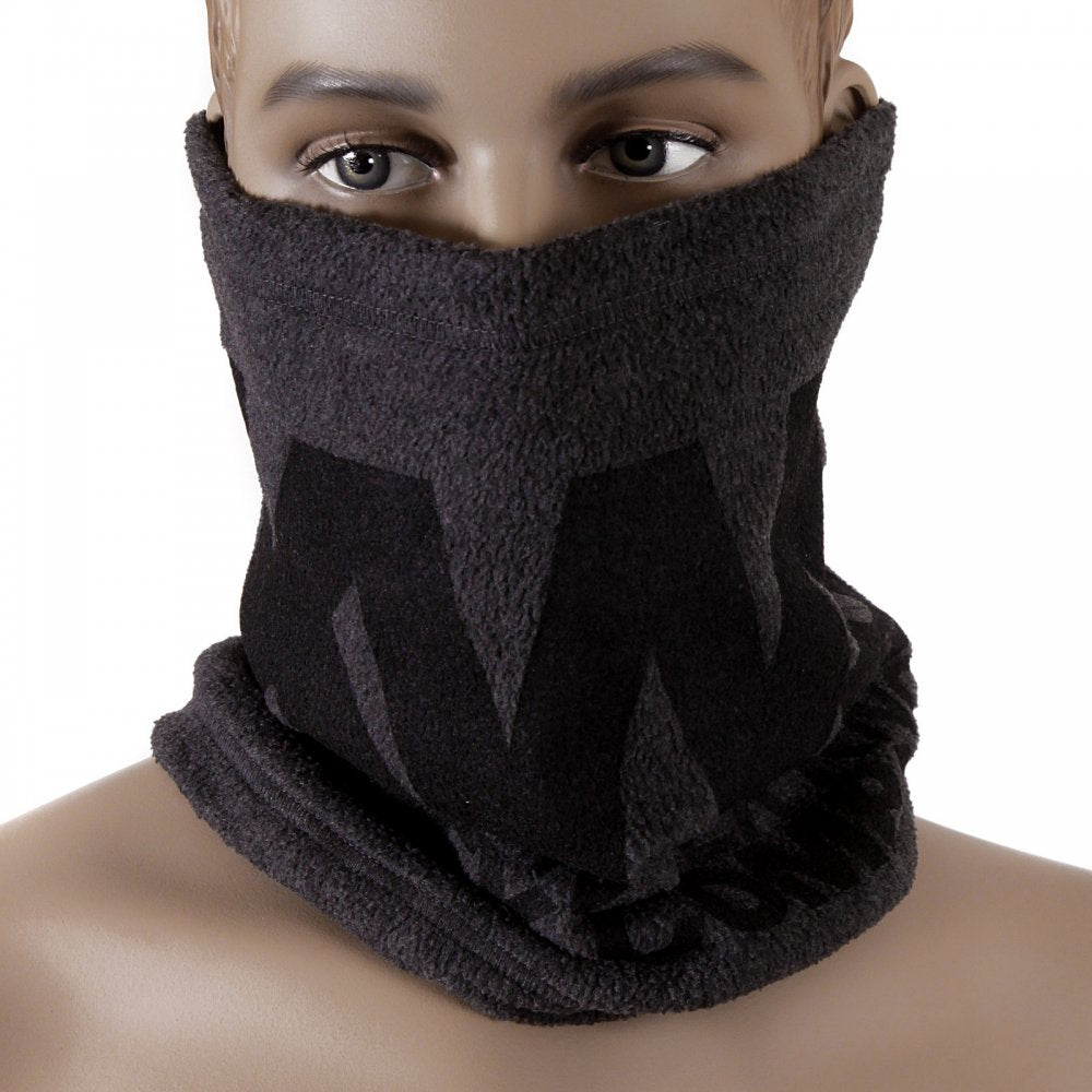 Charcoal Grey Fleece Neck Warmer Snood