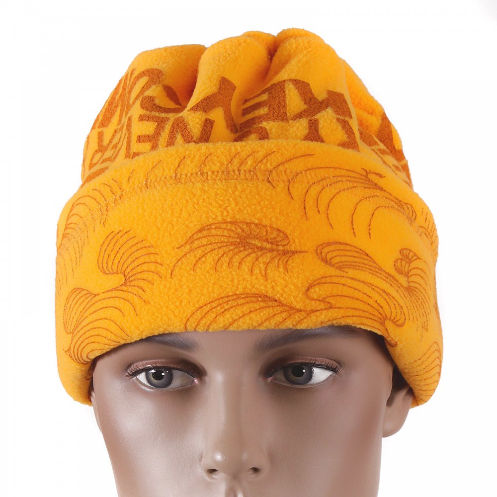 Yellow Fleece Neck Warmer Snood