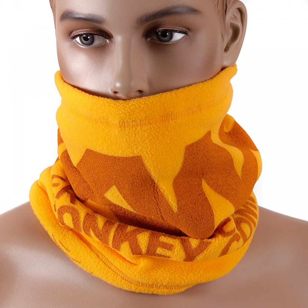 Yellow Fleece Neck Warmer Snood