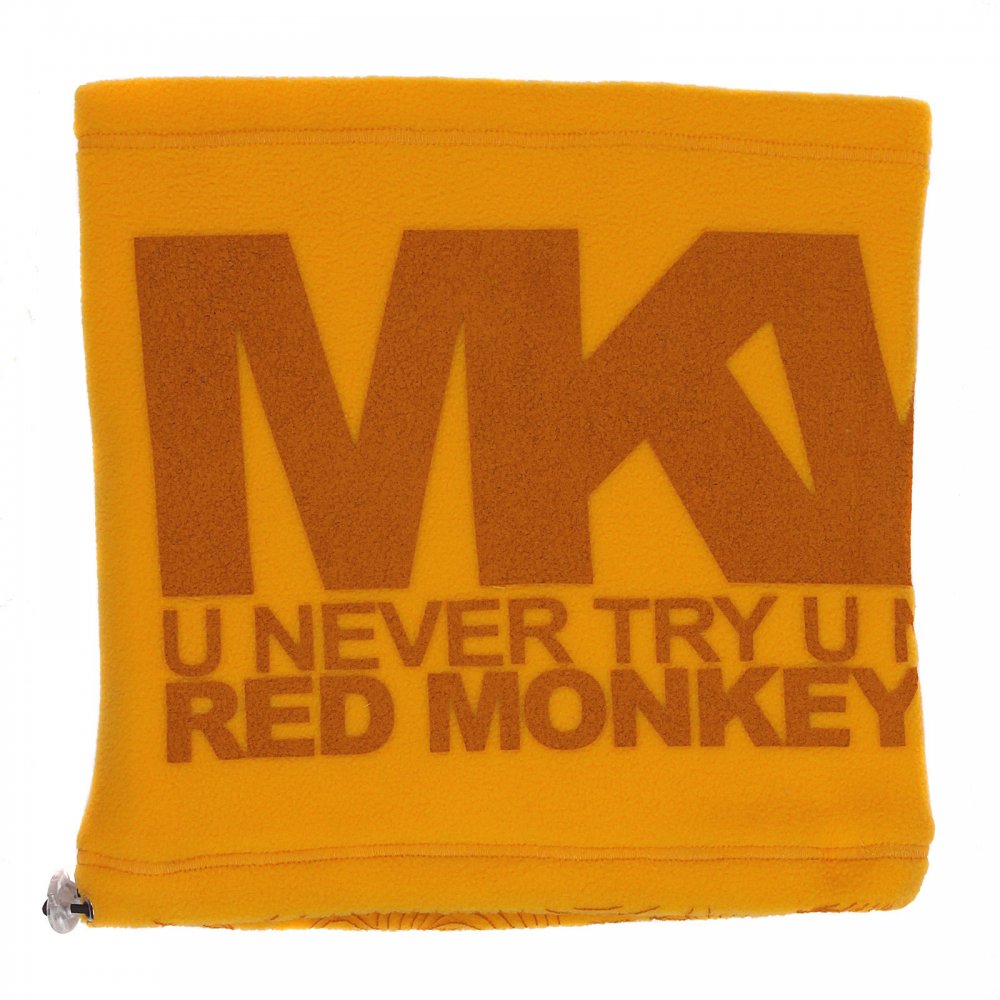 Yellow Fleece Neck Warmer Snood