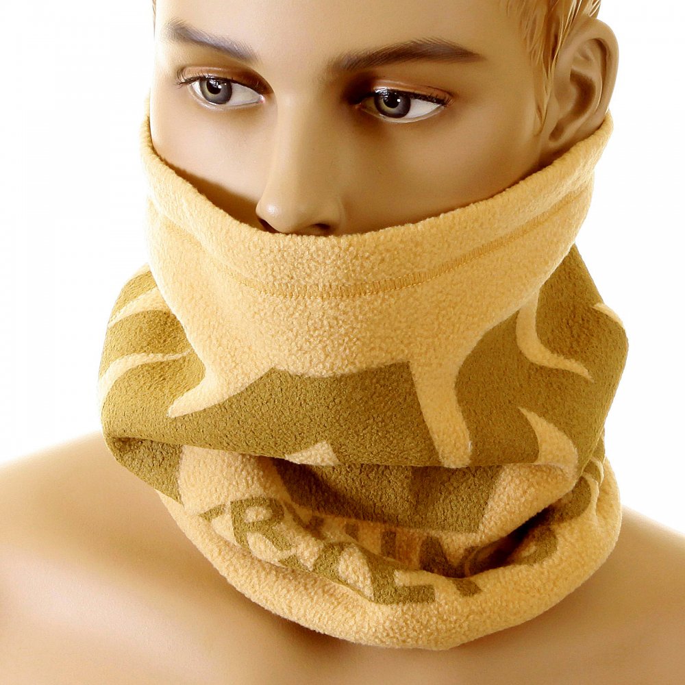 Latte Fleece Neck Warmer Snood