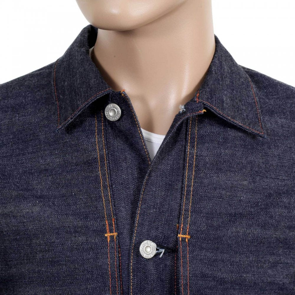 Raw Denim Vintage Cut Larger Fit Fiction Romance 1930s Work Jacket SC12240N