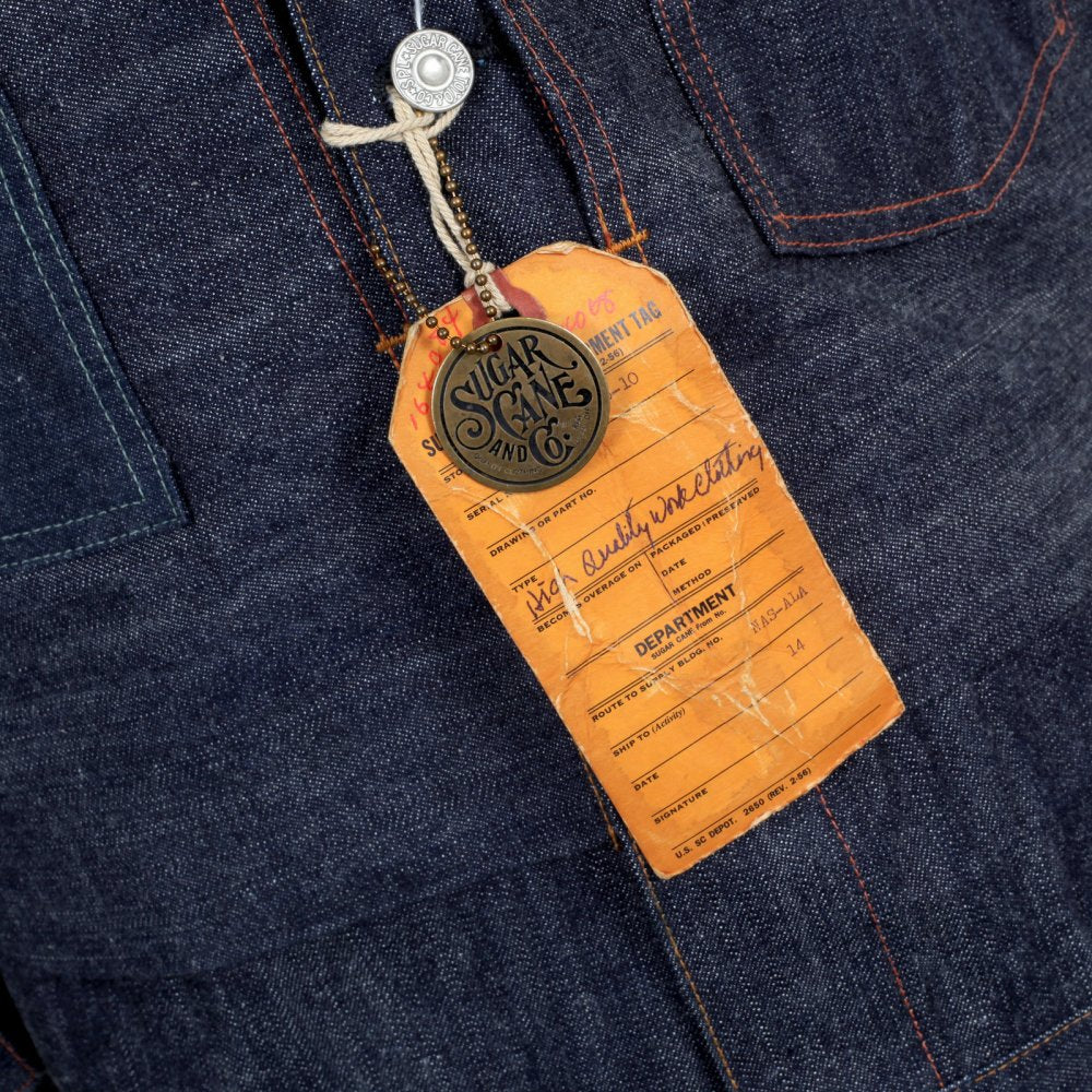Raw Denim Vintage Cut Larger Fit Fiction Romance 1930s Work Jacket SC12240N