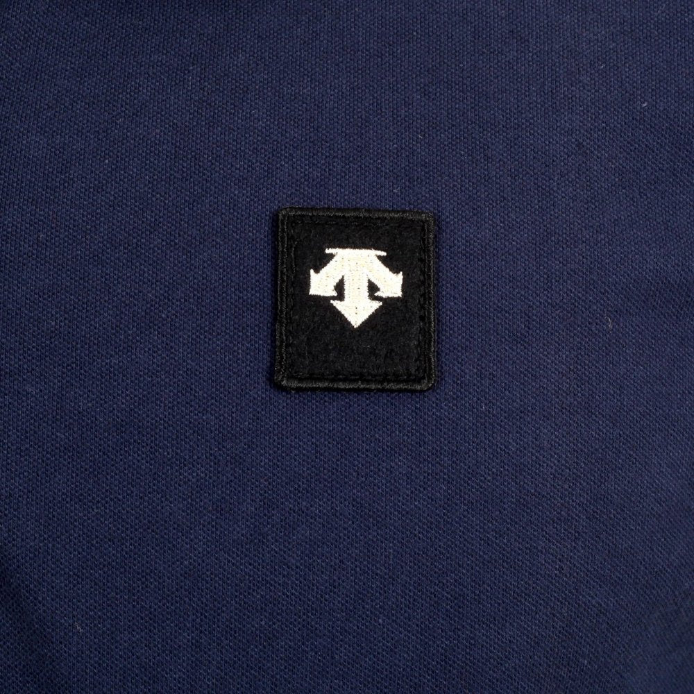 Mens Cotton Classic Fit Polo Shirt in Navy