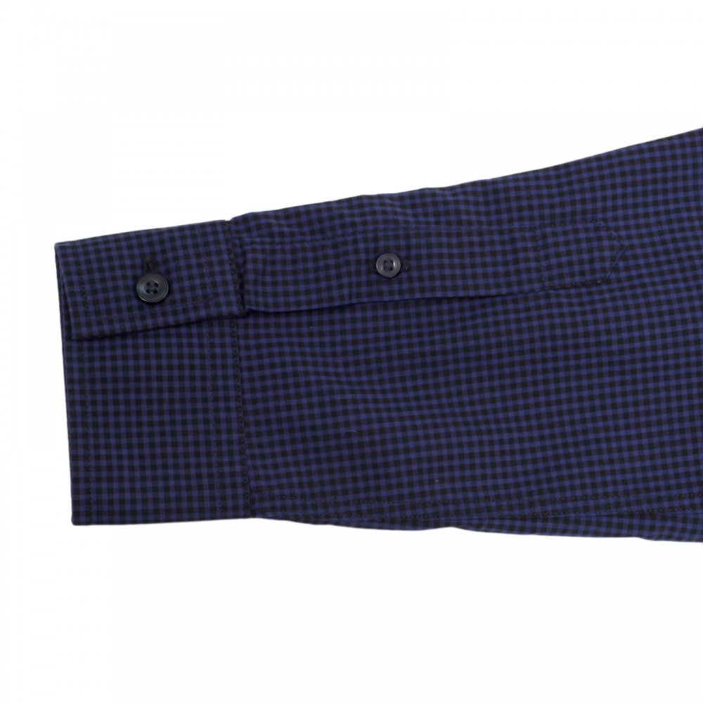 Mens Regular Fit Button down Collar Long Sleeve Shirt in Medieval Blue